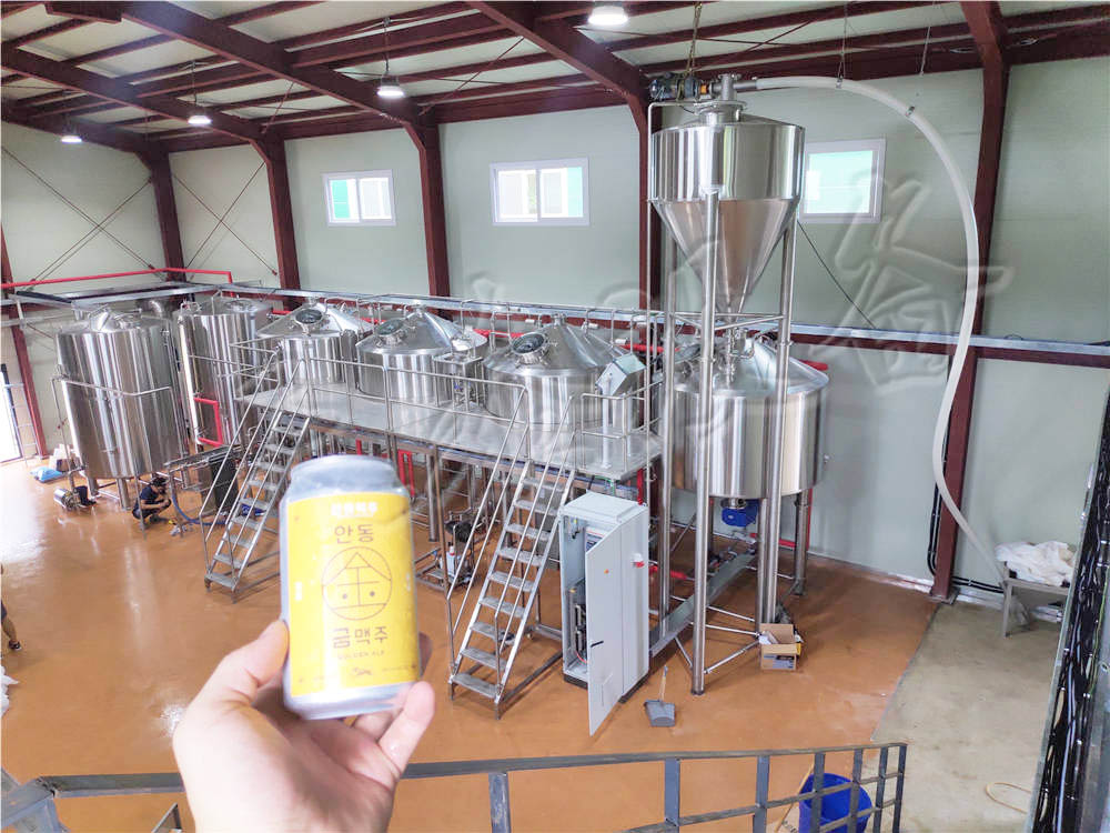 韓國(guó)3000L精釀啤酒廠